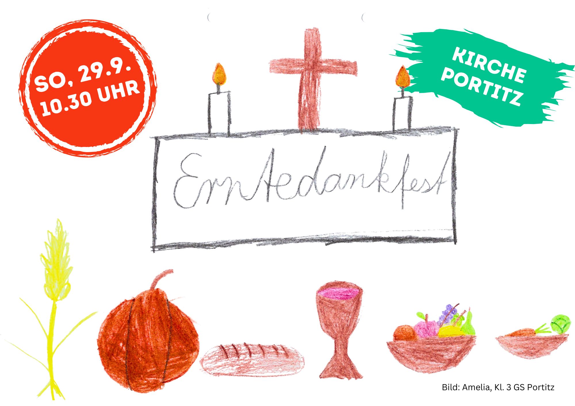 Familiengottesdienst zum Erntedank am 29.9.