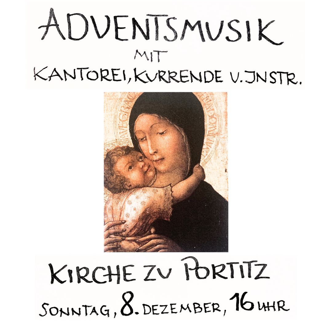 Adventsmusik mit Chor und Kurrende am 2. Advent in Portitz